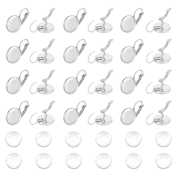 PandaHall UNICRAFTALE 30 Sets DIY Earring Making Leverback Earrings with Cabochons Stainless Steel Lever Back Earring Base Round Earring...
PandaHall UNICRAFTALE 30 Sets DIY Earring Making Leverback Earrings with Cabochons Stainless Steel Lever Back Earring Base Round Earring...