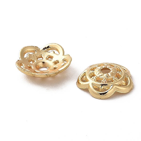 PandaHall Rack Plating Zinc Alloy Bead Cap, Long-Lasting Plated, 5-Petal, Flower, Real 18K Gold Plated, 10.5x2.7mm, Hole: 1.6mm Alloy
PandaHall Rack Plating Zinc Alloy Bead Cap, Long-Lasting Plated, 5-Petal, Flower, Real 18K Gold Plated, 10.5x2.7mm, Hole: 1.6mm Alloy