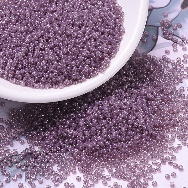 PandaHall MIYUKI Round Rocailles Beads, Japanese Seed Beads, 11/0, (RR2373) Transparent Thistle Luster, 2x1.3mm, Hole: 0.8mm, about..., Purple
PandaHall MIYUKI Round Rocailles Beads, Japanese Seed Beads, 11/0, (RR2373) Transparent Thistle Luster, 2x1.3mm, Hole: 0.8mm, about..., Purple