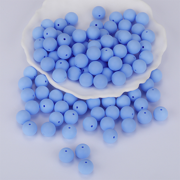 PandaHall Round Silicone Focal Beads, Chewing Beads For Teethers, DIY Nursing Necklaces Making, Light Blue, 15mm, Hole: 2mm Silicone Round
PandaHall Round Silicone Focal Beads, Chewing Beads For Teethers, DIY Nursing Necklaces Making, Light Blue, 15mm, Hole: 2mm Silicone Round
