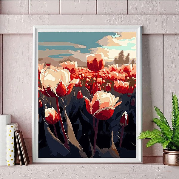 PandaHall Tulip Flower DIY Natural Scenery Pattern 5D Diamond Painting Kits, Colorful, 400x300mm Acrylic Flower
PandaHall Tulip Flower DIY Natural Scenery Pattern 5D Diamond Painting Kits, Colorful, 400x300mm Acrylic Flower