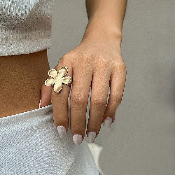 PandaHall Alloy Adjustable Rings for Women, Flower, Inner Diameter: 18.2mm Alloy Flower
PandaHall Alloy Adjustable Rings for Women, Flower, Inner Diameter: 18.2mm Alloy Flower