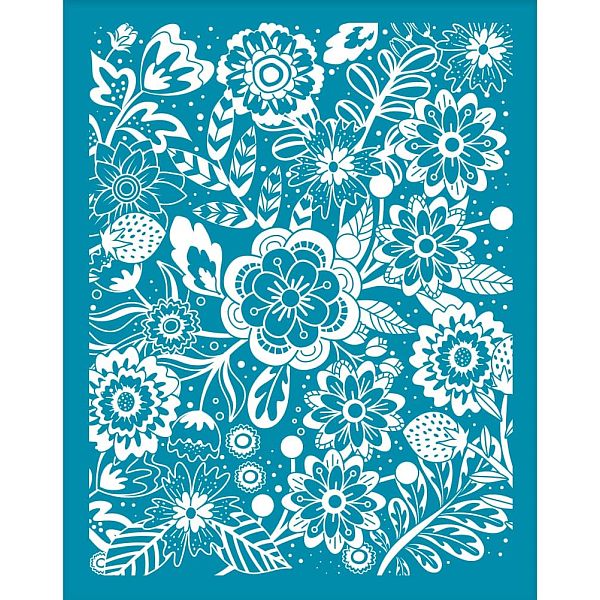 PandaHall Silk Screen Printing Stencil, for Painting on Wood, DIY Decoration T-Shirt Fabric, Flower Pattern, 100x127mm Nylon Flower Cyan
PandaHall Silk Screen Printing Stencil, for Painting on Wood, DIY Decoration T-Shirt Fabric, Flower Pattern, 100x127mm Nylon Flower Cyan