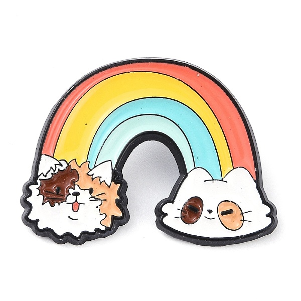 PandaHall Rainbow Black Zinc Alloy Brooches, Enamel Pins, for Backpack Cloth, Colorful, 22.5x31x1.5mm Alloy+Enamel Rainbow
PandaHall Rainbow Black Zinc Alloy Brooches, Enamel Pins, for Backpack Cloth, Colorful, 22.5x31x1.5mm Alloy+Enamel Rainbow
