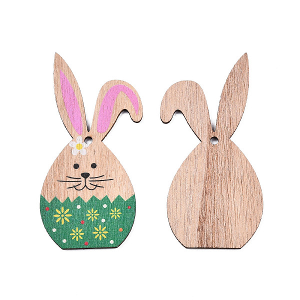 PandaHall Single-Sided Printed Wood Big Pendants, Rabbit Charm, Sea Green, 97x45x2.5mm, Hole: 3.5mm Wood Rabbit
PandaHall Single-Sided Printed Wood Big Pendants, Rabbit Charm, Sea Green, 97x45x2.5mm, Hole: 3.5mm Wood Rabbit