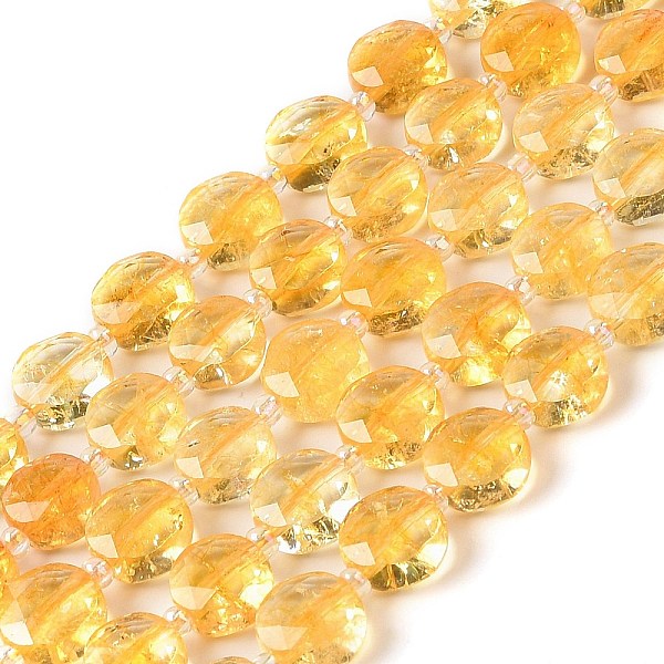 PandaHall Natural Citrine Bead Strands, Faceted, Flat Round, 10~10.5x10.5~11x5.5~6mm, Hole: 1mm, about 29pcs/strand, 14.76 inch(37.5cm)...
PandaHall Natural Citrine Bead Strands, Faceted, Flat Round, 10~10.5x10.5~11x5.5~6mm, Hole: 1mm, about 29pcs/strand, 14.76 inch(37.5cm)...