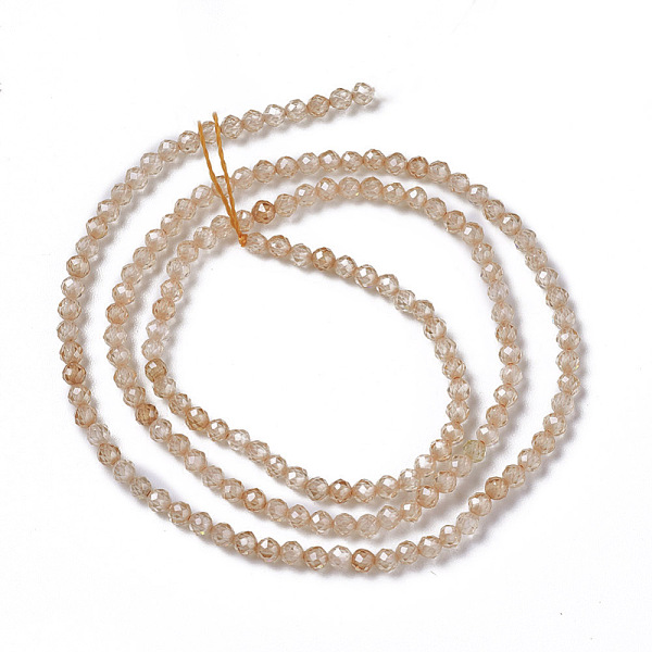 PandaHall Cubic Zirconia Beads Strands, Faceted, Round, Bisque, 1.5~2x2mm, Hole: 0.2mm, about 178~186pcs/strand, 15~15.5 inch(37.5~38.5cm)..., Orange
PandaHall Cubic Zirconia Beads Strands, Faceted, Round, Bisque, 1.5~2x2mm, Hole: 0.2mm, about 178~186pcs/strand, 15~15.5 inch(37.5~38.5cm)..., Orange