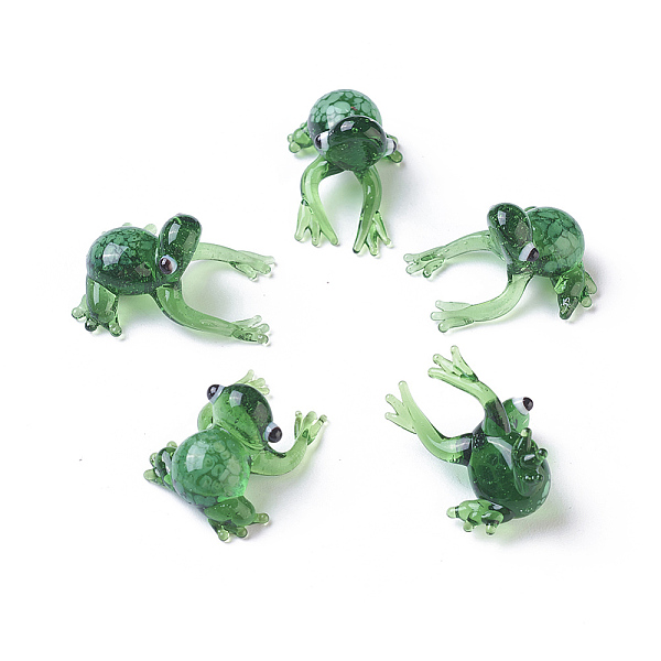 PandaHall Home Decorations, Handmade Lampwork Display Decorations, Frog, Green, 18~22x16~20x11~13mm Lampwork Frog Green
PandaHall Home Decorations, Handmade Lampwork Display Decorations, Frog, Green, 18~22x16~20x11~13mm Lampwork Frog Green