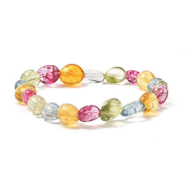 PandaHall Natural Quartz Free Form Beads Stretch Bracelet for Girl Women, Colorful, Inner Diameter: 2-1/8 inch(5.5cm), Beads...
PandaHall Natural Quartz Free Form Beads Stretch Bracelet for Girl Women, Colorful, Inner Diameter: 2-1/8 inch(5.5cm), Beads...