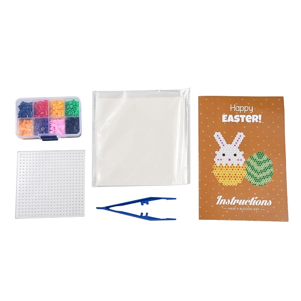 PandaHall 8 Colors DIY Fuse Beads Kit, with Square Shape ABC Plastic Pegboards, Ironing Paper and Plastic Tweezers, Mixed Color, 5x5mm, Hole..., Multicolor
PandaHall 8 Colors DIY Fuse Beads Kit, with Square Shape ABC Plastic Pegboards, Ironing Paper and Plastic Tweezers, Mixed Color, 5x5mm, Hole..., Multicolor