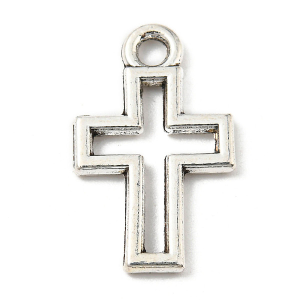 PandaHall Tibetan Style Alloy Pendants, Cross, Antique Silver, 17.5x10.5x1.5mm, Hole: 1.8mm, 980pcs/500g Alloy Cross
PandaHall Tibetan Style Alloy Pendants, Cross, Antique Silver, 17.5x10.5x1.5mm, Hole: 1.8mm, 980pcs/500g Alloy Cross