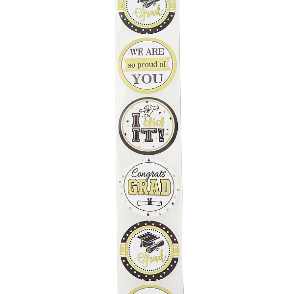 PandaHall Graduation Theme Stickers Roll, Round Paper Adhesive Labels, Decorative Sealing Stickers for Gifts, Party, Mixed Color, 25x0.2mm..., Multicolor
PandaHall Graduation Theme Stickers Roll, Round Paper Adhesive Labels, Decorative Sealing Stickers for Gifts, Party, Mixed Color, 25x0.2mm..., Multicolor