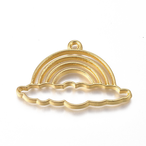 PandaHall Zinc Alloy Open Back Bezel Pendants, For DIY UV Resin, Epoxy Resin, Pressed Flower Jewelry, Rainbow, Golden, 27x40x2.5mm, Hole...
PandaHall Zinc Alloy Open Back Bezel Pendants, For DIY UV Resin, Epoxy Resin, Pressed Flower Jewelry, Rainbow, Golden, 27x40x2.5mm, Hole...