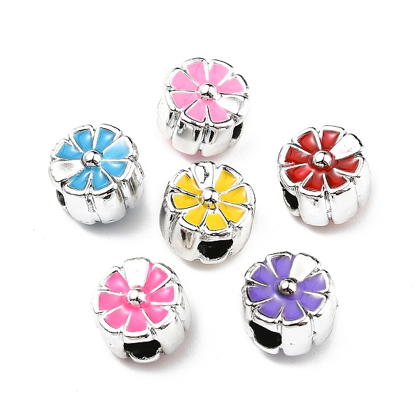 PandaHall CCB Plastic European Beads, Large Hole Beads, Enamel Style, Flat Round with Flower, Mixed Color, 10.5x8mm, Hole: 4mm Plastic Flat..., Multicolor
PandaHall CCB Plastic European Beads, Large Hole Beads, Enamel Style, Flat Round with Flower, Mixed Color, 10.5x8mm, Hole: 4mm Plastic Flat..., Multicolor