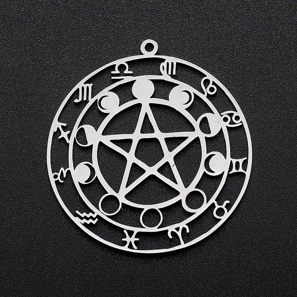 PandaHall 201 Stainless Steel, Laser Cut, Flat Round with 12 Chinese Zodiac Signs, Stainless Steel Color, 37.5x35x1mm, Hole: 1.6mm 201...
PandaHall 201 Stainless Steel, Laser Cut, Flat Round with 12 Chinese Zodiac Signs, Stainless Steel Color, 37.5x35x1mm, Hole: 1.6mm 201...