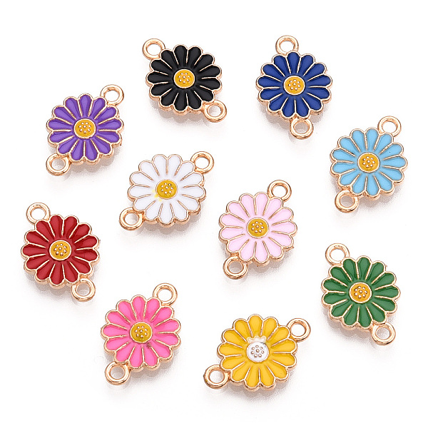 PandaHall Zinc Alloy Enamel Sunflower Connector Charms, Flower Links, Light Gold, Mixed Color, 18x12x2mm, Hole: 1.8mm Alloy+Enamel Flower..., Multicolor
PandaHall Zinc Alloy Enamel Sunflower Connector Charms, Flower Links, Light Gold, Mixed Color, 18x12x2mm, Hole: 1.8mm Alloy+Enamel Flower..., Multicolor