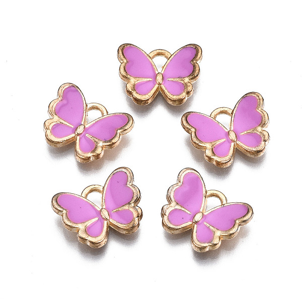 PandaHall Alloy Enamel Charms, Butterfly, Light Gold, Violet, 10.5x13x3mm, Hole: 2mm Alloy+Enamel Butterfly Purple
PandaHall Alloy Enamel Charms, Butterfly, Light Gold, Violet, 10.5x13x3mm, Hole: 2mm Alloy+Enamel Butterfly Purple