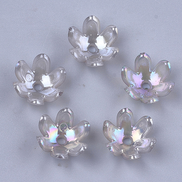 PandaHall Transparent Acrylic Bead Caps, AB Color, 6-Petal, Flower, Slate Gray, 14x13x6mm, Hole: 2mm, about 1575pcs/500g Acrylic Gray
PandaHall Transparent Acrylic Bead Caps, AB Color, 6-Petal, Flower, Slate Gray, 14x13x6mm, Hole: 2mm, about 1575pcs/500g Acrylic Gray