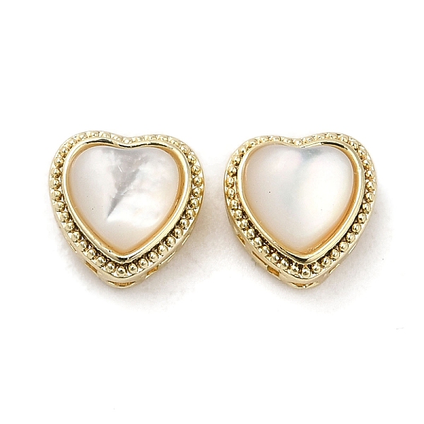 PandaHall Brass Hollow Heart Beads with Natural White Shell, Real 14K Gold Plated, 7x7x4.5mm, Hole: 1.2mm White Shell Heart
PandaHall Brass Hollow Heart Beads with Natural White Shell, Real 14K Gold Plated, 7x7x4.5mm, Hole: 1.2mm White Shell Heart