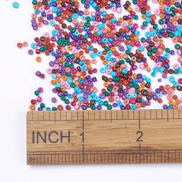 PandaHall 12/0 Baking Paint Glass Seed Beads, Mixed Color, 1.5~2x1.5mm, Hole: 0.5~1mm, about 30000pcs/bag Glass Multicolor
PandaHall 12/0 Baking Paint Glass Seed Beads, Mixed Color, 1.5~2x1.5mm, Hole: 0.5~1mm, about 30000pcs/bag Glass Multicolor