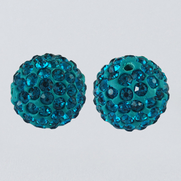 PandaHall Pave Disco Ball Beads, Polymer Clay Rhinestone Beads, Round, Blue Zircon, PP13(1.9~2mm), 5 Rows Rhinestone, 8mm, Hole: 1mm Polymer..., Cyan
PandaHall Pave Disco Ball Beads, Polymer Clay Rhinestone Beads, Round, Blue Zircon, PP13(1.9~2mm), 5 Rows Rhinestone, 8mm, Hole: 1mm Polymer..., Cyan
