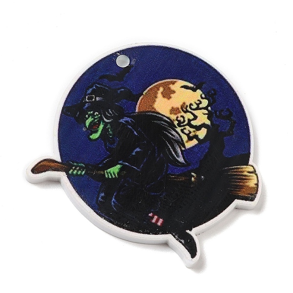 PandaHall Halloween Themed Opaque Printed Acrylic Pendants, Witch, 39x38x2mm, Hole: 2mm Acrylic Witch Black
PandaHall Halloween Themed Opaque Printed Acrylic Pendants, Witch, 39x38x2mm, Hole: 2mm Acrylic Witch Black
