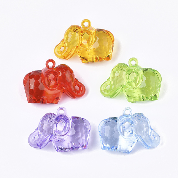 PandaHall Transparent Acrylic Pendants, Faceted, Elephant, Mixed Color, 31x44.5x22mm, Hole: 3mm, about 45pcs/500g Acrylic Elephant..., Multicolor
PandaHall Transparent Acrylic Pendants, Faceted, Elephant, Mixed Color, 31x44.5x22mm, Hole: 3mm, about 45pcs/500g Acrylic Elephant..., Multicolor