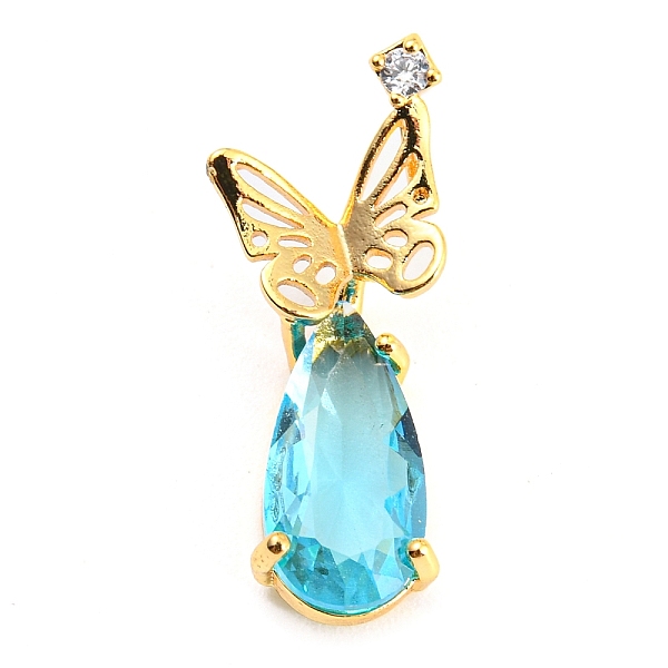 PandaHall Brass Pave Cubic Zirconia Pendants, Real 14K Gold Plated, Butterfly, Cyan, 21x8.5x5.5mm, Hole: 3.5x1.5mm Brass+Cubic Zirconia...
PandaHall Brass Pave Cubic Zirconia Pendants, Real 14K Gold Plated, Butterfly, Cyan, 21x8.5x5.5mm, Hole: 3.5x1.5mm Brass+Cubic Zirconia...