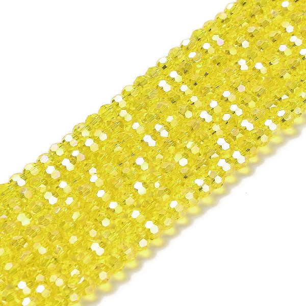 PandaHall Transparent Glass Beads, 32 Facets, AB Color Plated, Round, Yellow, 4.5x4mm, Hole: 1mm, about 87~93pcs/strand, 32~33cm Glass Round...
PandaHall Transparent Glass Beads, 32 Facets, AB Color Plated, Round, Yellow, 4.5x4mm, Hole: 1mm, about 87~93pcs/strand, 32~33cm Glass Round...