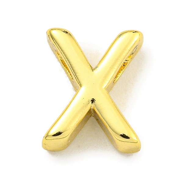 PandaHall Brass Beads, Real 18K Gold Plated, Letter X, 8.8x7x3mm, Hole: 1.8x1mm Brass Letter X
PandaHall Brass Beads, Real 18K Gold Plated, Letter X, 8.8x7x3mm, Hole: 1.8x1mm Brass Letter X