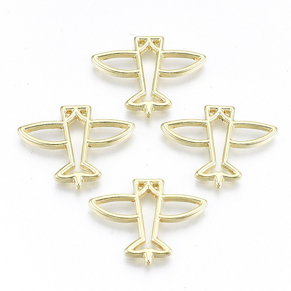 PandaHall Rack Plating Alloy Filigree Joiners Links, Cadmium Free & Nickel Free & Lead Free, Airplane, Light Gold, 19x24.5x2mm Alloy Vehicle
PandaHall Rack Plating Alloy Filigree Joiners Links, Cadmium Free & Nickel Free & Lead Free, Airplane, Light Gold, 19x24.5x2mm Alloy Vehicle