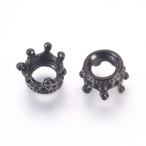 PandaHall 316 Surgical Stainless Steel European Beads, Large Hole Beads, Crown, Gunmetal, 10x5.5mm, Hole: 5mm 316 Surgical Stainless Steel...
PandaHall 316 Surgical Stainless Steel European Beads, Large Hole Beads, Crown, Gunmetal, 10x5.5mm, Hole: 5mm 316 Surgical Stainless Steel...
