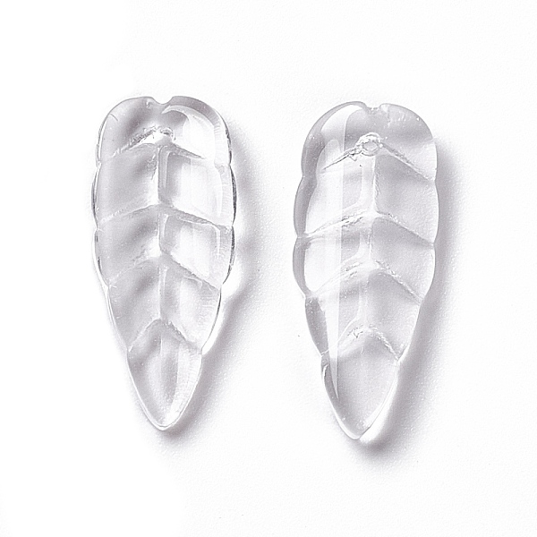PandaHall Electroplate Transparent Glass Pendant, Leaf, Clear, 23x10x3mm, Hole: 1.2mm Glass Leaf Clear
PandaHall Electroplate Transparent Glass Pendant, Leaf, Clear, 23x10x3mm, Hole: 1.2mm Glass Leaf Clear
