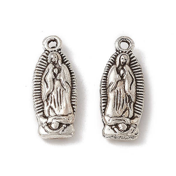 PandaHall Tibetan Style Alloy Pendants, Virgin Mary Charm, Antique Silver, 15x6x3mm, Hole: 1mm Alloy Others
PandaHall Tibetan Style Alloy Pendants, Virgin Mary Charm, Antique Silver, 15x6x3mm, Hole: 1mm Alloy Others