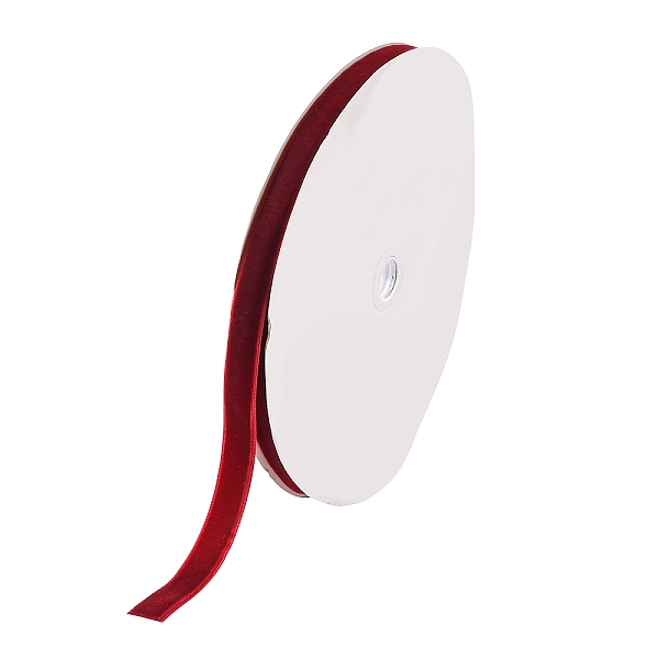 PandaHall 5/8 inch Single Face Velvet Ribbon, Dark Red, 5/8 inch(15.9mm), about 25yards/roll(22.86m/roll) Velvet None Red
PandaHall 5/8 inch Single Face Velvet Ribbon, Dark Red, 5/8 inch(15.9mm), about 25yards/roll(22.86m/roll) Velvet None Red