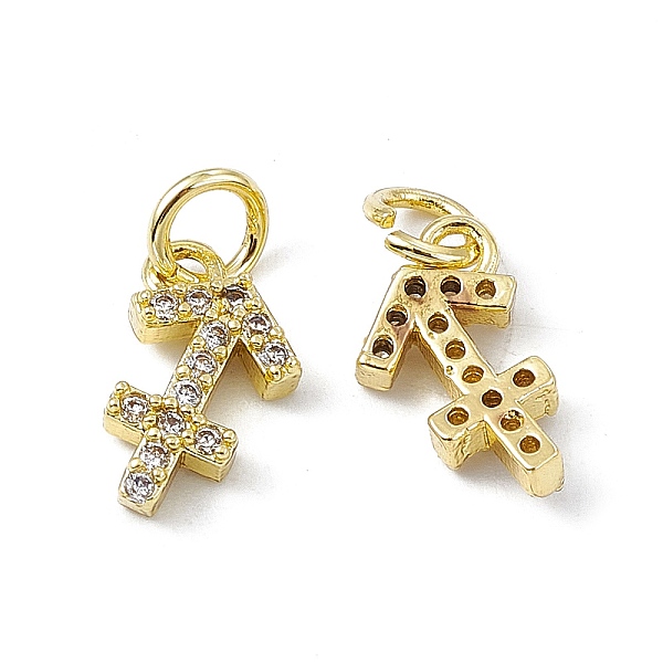 PandaHall Real 18K Gold Plated Brass Micro Pave Clear Cubic Zirconia Charms, with Jump Ring, Constellation Charm, Sagittarius, 12x7x2.5mm...
PandaHall Real 18K Gold Plated Brass Micro Pave Clear Cubic Zirconia Charms, with Jump Ring, Constellation Charm, Sagittarius, 12x7x2.5mm...
