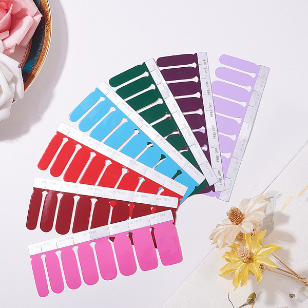 PandaHall Solid Color Full Cover Best Nail Stickers, Self-adhesive, for Women Girls Manicure Nail Art Decoration, Mixed Color, 10.9x3.9cm..., Multicolor
PandaHall Solid Color Full Cover Best Nail Stickers, Self-adhesive, for Women Girls Manicure Nail Art Decoration, Mixed Color, 10.9x3.9cm..., Multicolor