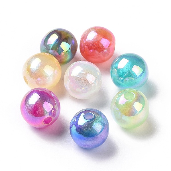 PandaHall UV Plating Rainbow Iridescent Acrylic Beads, with Glitter Powder, Round, Mixed Color, 15mm, Hole: 3.2mm Acrylic Round Multicolor
PandaHall UV Plating Rainbow Iridescent Acrylic Beads, with Glitter Powder, Round, Mixed Color, 15mm, Hole: 3.2mm Acrylic Round Multicolor