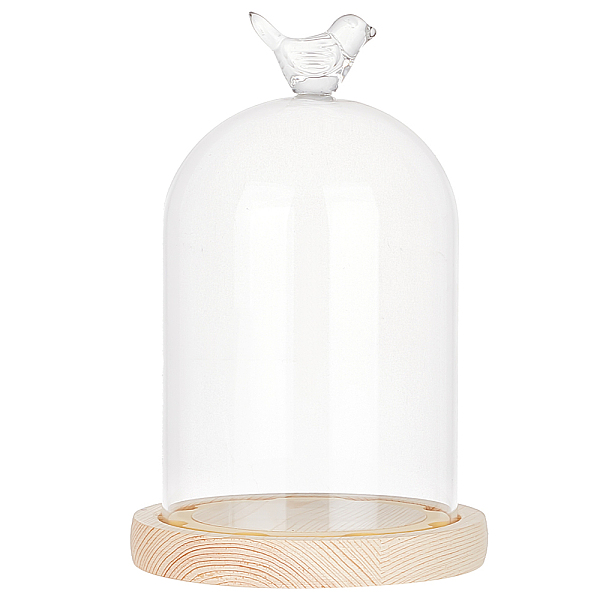 PandaHall Eternal Glass Dome Cloche 12.19×19.05cm, Clear Cloche Bell Jar Terrarium Bird Glass Display Dome Cover with Wood Base for Fairy...
PandaHall Eternal Glass Dome Cloche 12.19×19.05cm, Clear Cloche Bell Jar Terrarium Bird Glass Display Dome Cover with Wood Base for Fairy...
