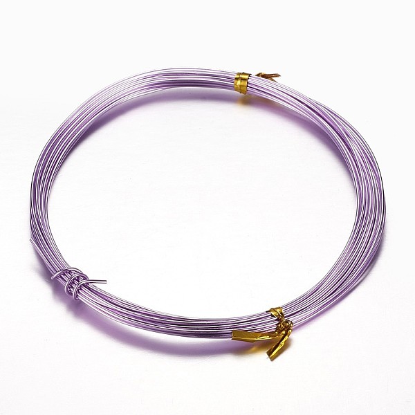 PandaHall Round Aluminum Craft Wire, for Beading Jewelry Craft Making, Lilac, 18 Gauge, 1mm, 10m/roll(32.8 Feet/roll) Aluminum Round Purple
PandaHall Round Aluminum Craft Wire, for Beading Jewelry Craft Making, Lilac, 18 Gauge, 1mm, 10m/roll(32.8 Feet/roll) Aluminum Round Purple