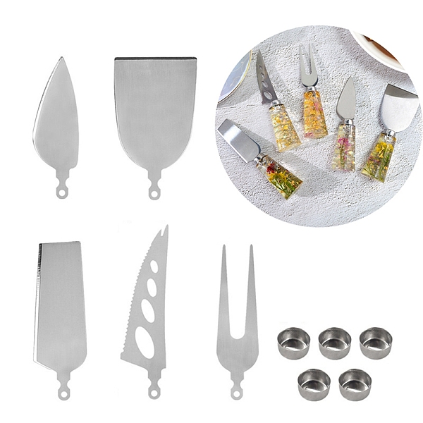 PandaHall 304 Stainless Steel Unfinished Cutlery Set, Including Knife, Fork, Spatula, for UV Resin, Epoxy Resin Mini Cutlery Craft Making...
PandaHall 304 Stainless Steel Unfinished Cutlery Set, Including Knife, Fork, Spatula, for UV Resin, Epoxy Resin Mini Cutlery Craft Making...