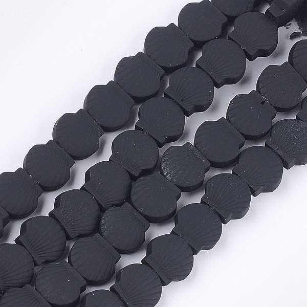 PandaHall Spray Painted Non-magnetic Synthetic Hematite Beads Strands, Scallop, Black, 8x9x4mm, Hole: 0.8mm, about 49pcs/strand, 15.7 inch...
PandaHall Spray Painted Non-magnetic Synthetic Hematite Beads Strands, Scallop, Black, 8x9x4mm, Hole: 0.8mm, about 49pcs/strand, 15.7 inch...