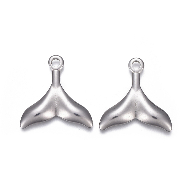 PandaHall 304 Stainless Steel Pendants, Whale Tail Shape, Stainless Steel Color, 25.5x25x2.8mm, Hole: 3mm 304 Stainless Steel Others
PandaHall 304 Stainless Steel Pendants, Whale Tail Shape, Stainless Steel Color, 25.5x25x2.8mm, Hole: 3mm 304 Stainless Steel Others