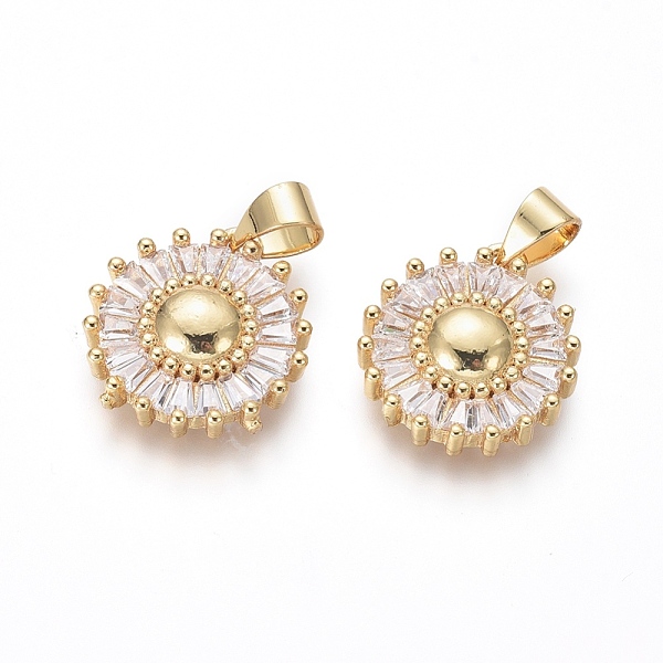 PandaHall Brass Micro Pave Cubic Zirconia Pendants, Flat Round, Clear, Golden, 16x14x4mm, Hole: 3x4mm Brass+Cubic Zirconia Flat Round Clear
PandaHall Brass Micro Pave Cubic Zirconia Pendants, Flat Round, Clear, Golden, 16x14x4mm, Hole: 3x4mm Brass+Cubic Zirconia Flat Round Clear