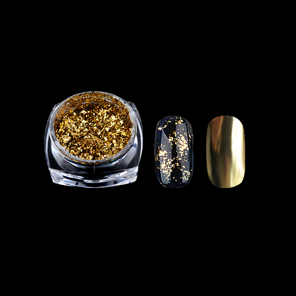 PandaHall Gold Foil Chip Nail Art Glitter Powder, Shinning Mirror Effect, Gold, 10.2g/box Tin Foil Gold
PandaHall Gold Foil Chip Nail Art Glitter Powder, Shinning Mirror Effect, Gold, 10.2g/box Tin Foil Gold
