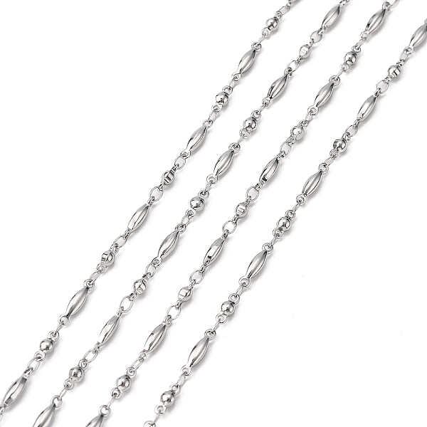 PandaHall 304 Stainless Steel Link Chains, Soldered, Decorative Ball Bead Chain, with Oval Connector, Stainless Steel Color, 2.5mm 304...
PandaHall 304 Stainless Steel Link Chains, Soldered, Decorative Ball Bead Chain, with Oval Connector, Stainless Steel Color, 2.5mm 304...