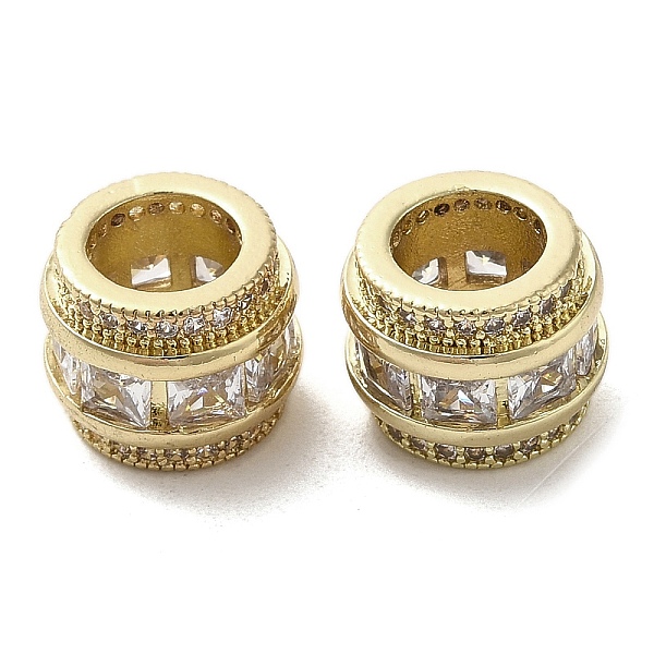 PandaHall Brass Micro Pave Clear Cubic Zirconia European Beads, Large Hole Beads, Long-Lasting Plated, Column, Golden, 10.5x8mm, Hole: 6mm...
PandaHall Brass Micro Pave Clear Cubic Zirconia European Beads, Large Hole Beads, Long-Lasting Plated, Column, Golden, 10.5x8mm, Hole: 6mm...