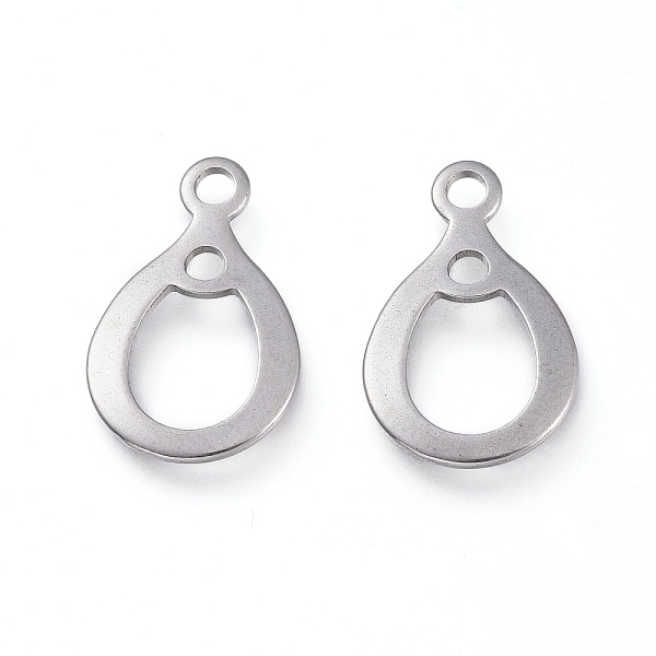 PandaHall 201 Stainless Steel 2-Loop Link Pendants, Laser Cut, Teardrop, Stainless Steel Color, 17x10.5x1mm, Hole: 1.8mm 201 Stainless...
PandaHall 201 Stainless Steel 2-Loop Link Pendants, Laser Cut, Teardrop, Stainless Steel Color, 17x10.5x1mm, Hole: 1.8mm 201 Stainless...