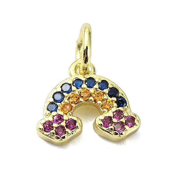 PandaHall Brass Micro Pave Colorful Cubic Zirconia Pendants, Rainbow, Real 18K Gold Plated, 8.5x9.5x2.5mm, Hole: 3mm Brass+Cubic Zirconia..., Multicolor
PandaHall Brass Micro Pave Colorful Cubic Zirconia Pendants, Rainbow, Real 18K Gold Plated, 8.5x9.5x2.5mm, Hole: 3mm Brass+Cubic Zirconia..., Multicolor