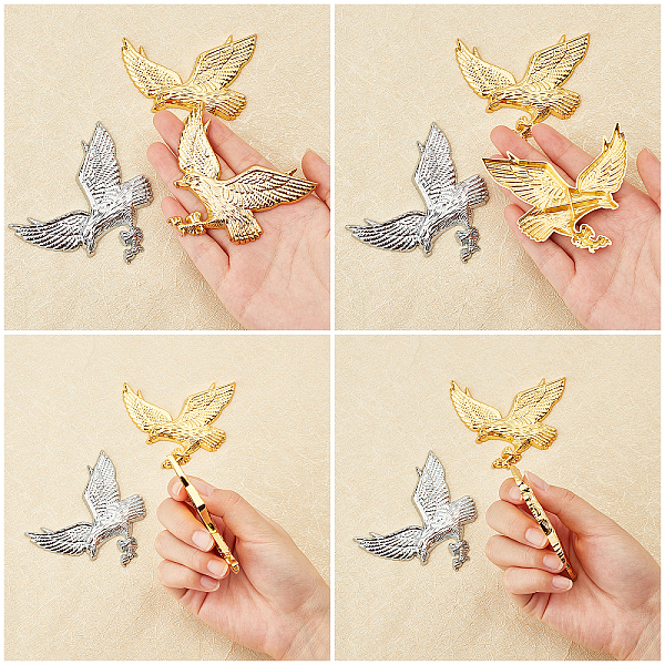 PandaHall SUPERFINDINGS 4 Sets 2 Colors Zinc Alloy with Self Adhesive Car Decoration, Eagle Car Sticker, for Car Auto Logos Decoration...
PandaHall SUPERFINDINGS 4 Sets 2 Colors Zinc Alloy with Self Adhesive Car Decoration, Eagle Car Sticker, for Car Auto Logos Decoration...